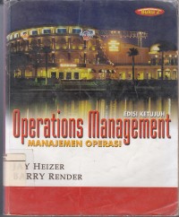 Image of Manajemen Operasi buku 2