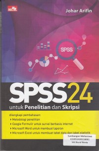 Image of SPSS 24 Untuk Penelitian Dan Skripsi