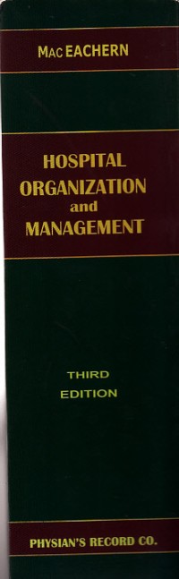 Image of Hospital Organization and Management