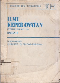 Image of Ilmu Keperawatan (Verpleegkunde ZV)