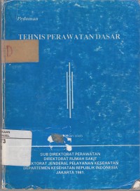 Image of Tehnis Perawatan Dasar