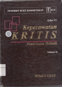 Image of Keperawatan Kritis: Pendekatan Holistik volume 2