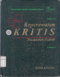 Image of Keperawatan Kritis: Pendekatan Holistik volume 1