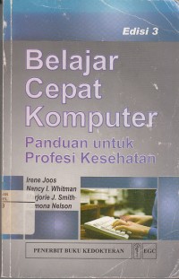 Image of Belajar Cepat Komputer panduan untuk profesi kesehatan