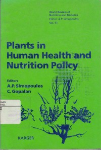 Image of Plants In Human Health and Nutrition Policy