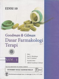 Image of Goodman dan Gilman dasar Farmakologi Terapi vol.1
